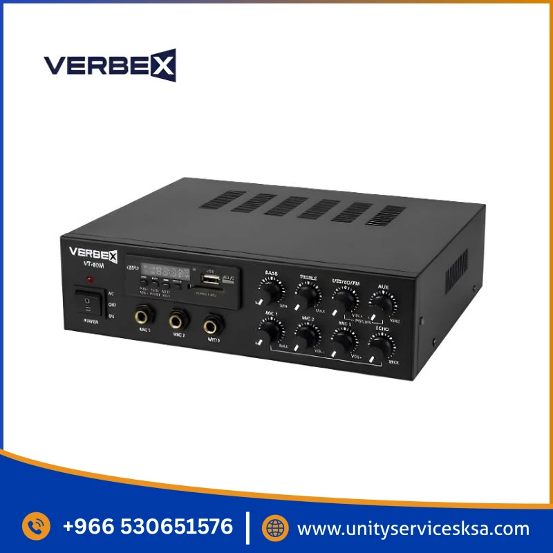 Verbex VT-50M 50-Watt with Bluetooth, USB and Echo Amplifier