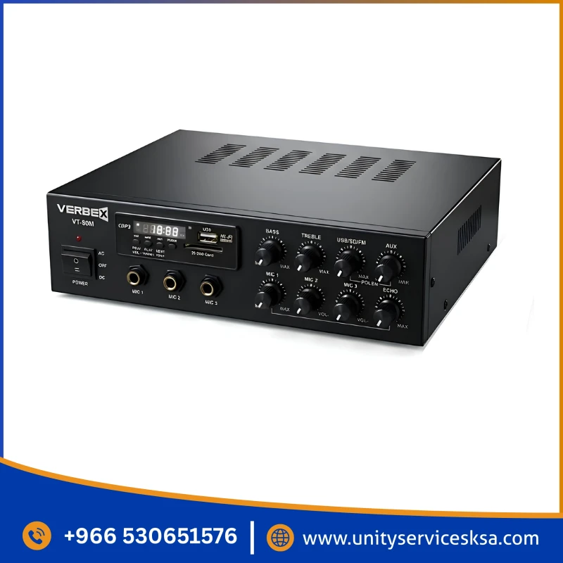 Verbex VT-80M 80-Watt with Bluetooth, USB and Echo Amplifier