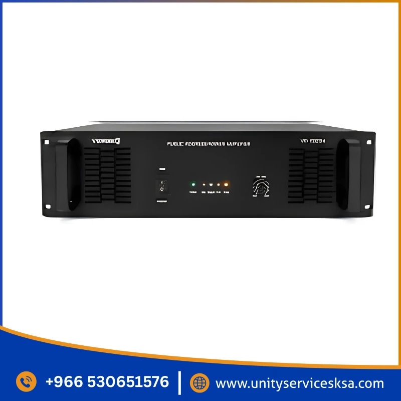 Verbex VT-1500H 1500-Watt Professional Audio PA System Power Amplifier for Industrial Use