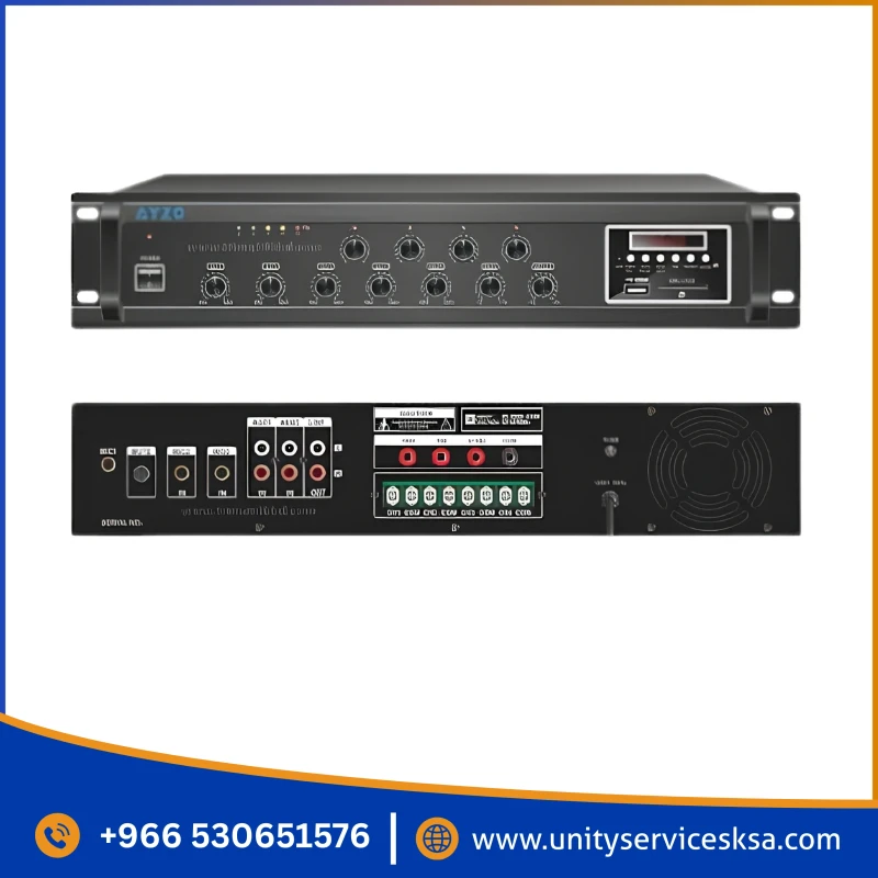 Ayzo A-BT-4Z-1000W 1000Watts 4-Zone Professional Amplifier