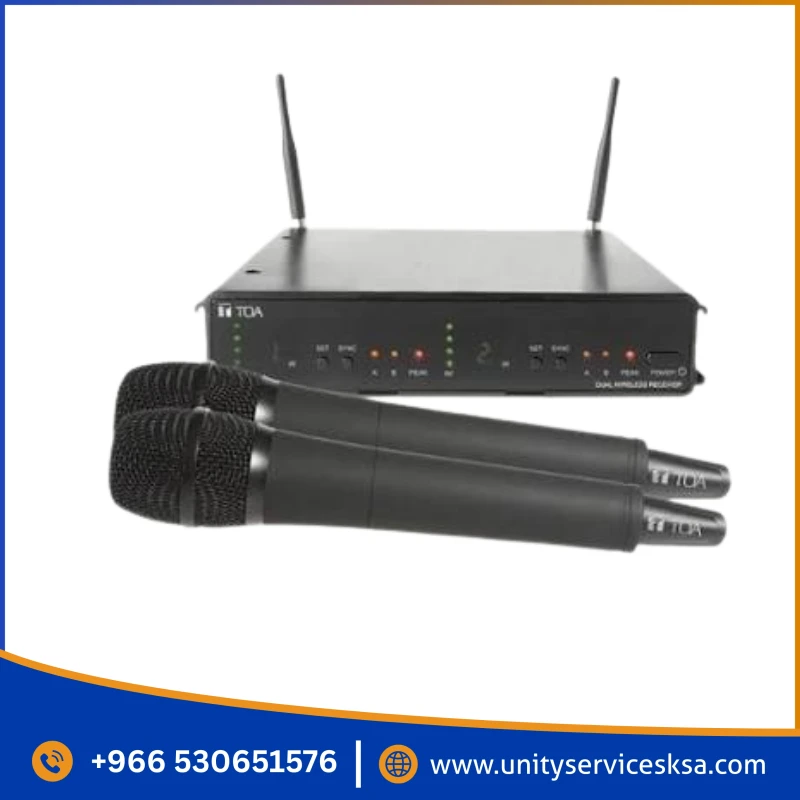 Toa WS-422 Dual Channel Wireless Set microphone