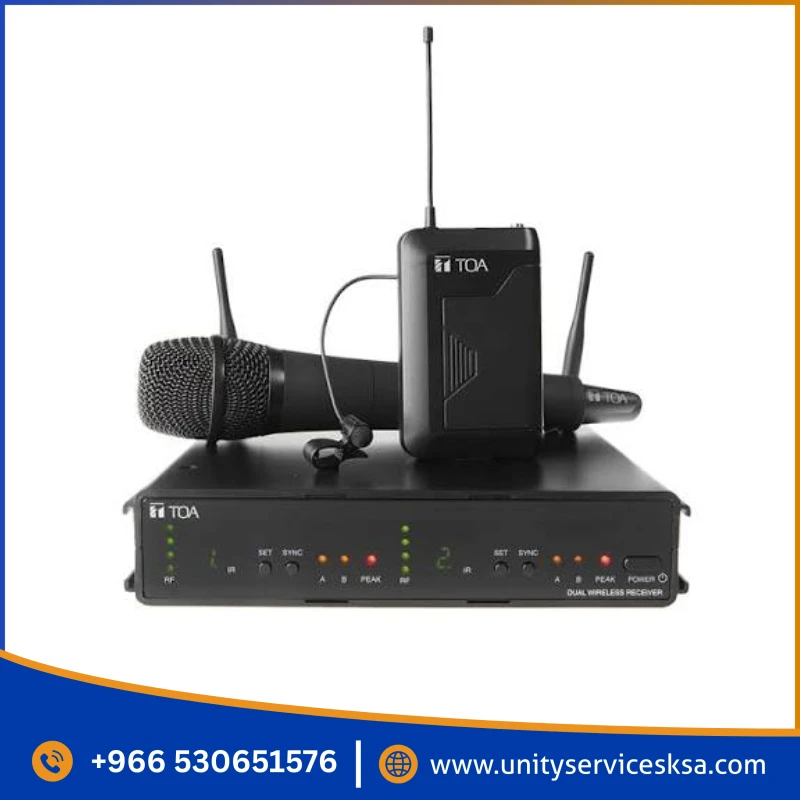 TOA WS-402 Dual Channel Wireless Microphone Set | Value & Clarity