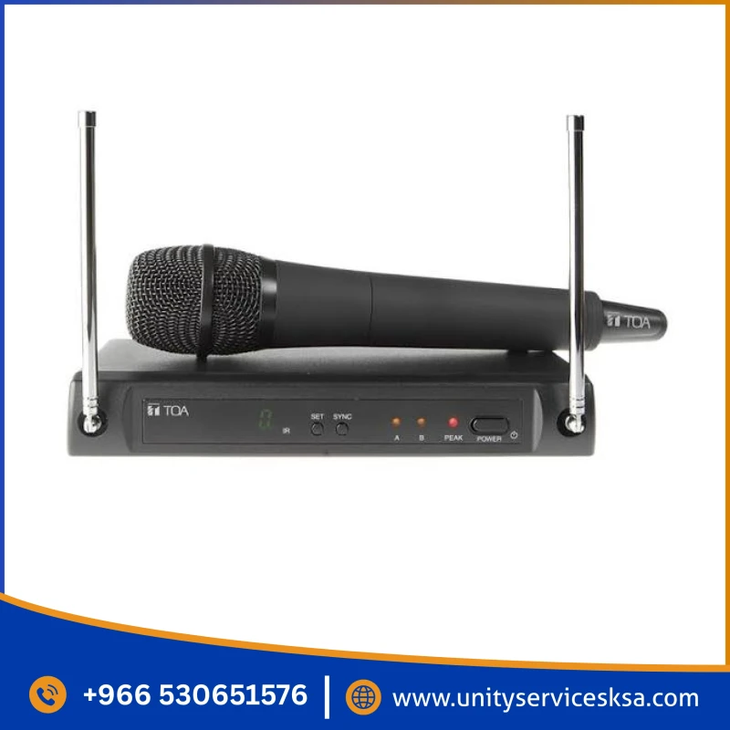 TOA WS-420 Single Channel Wireless Microphone Set | Plug & Play System