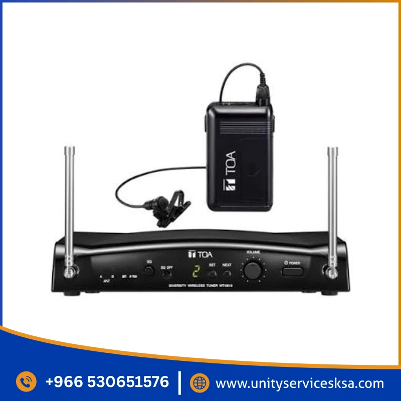 TOA WM-5325 With WT-5810 UHF Wireless Microphone Sets