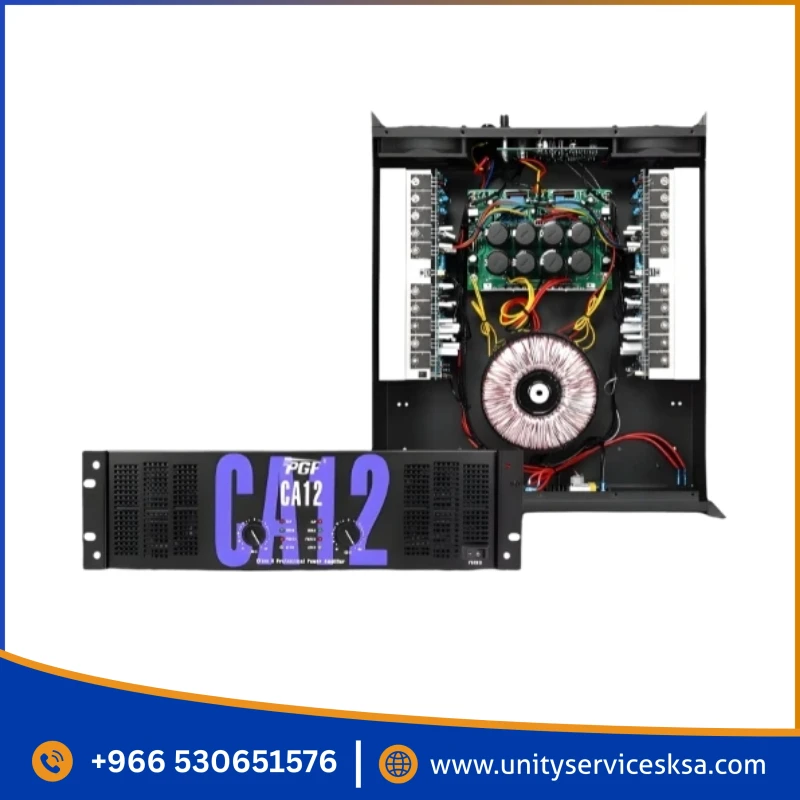 Soundstandard CA12 (2U) 800-Watt 2 Channels Professional High Output Karaoke Amplifiers Speaker Bass Power Amplifier