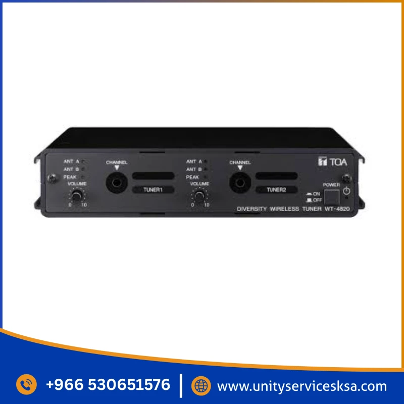 TOA WT-4820 Modular Dual Channel Wireless Receiver | UHF System Hub
