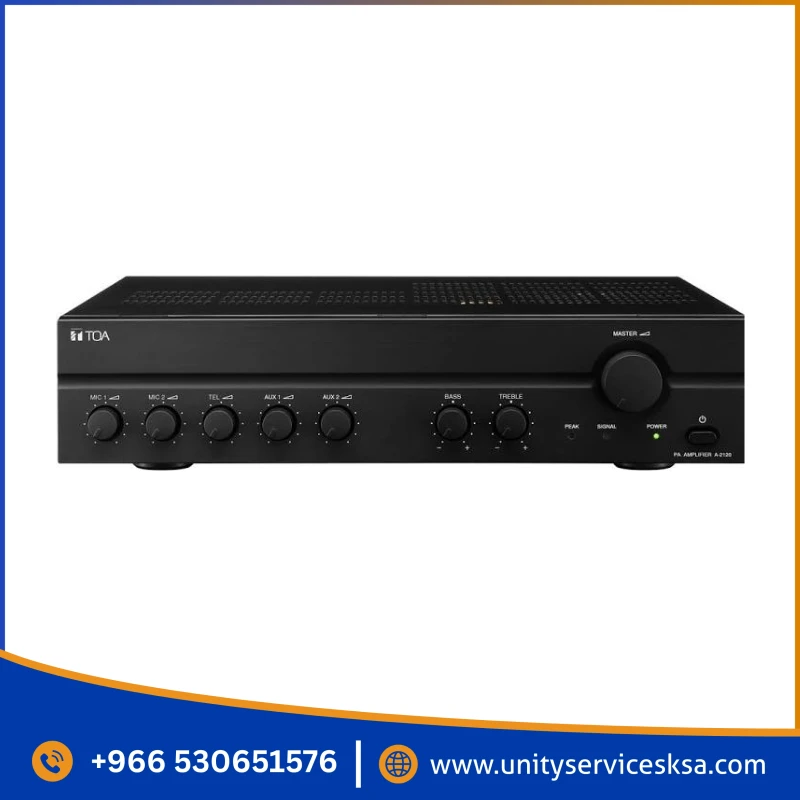TOA A-2120 Mixer Power Amplifier High-Quality Sound