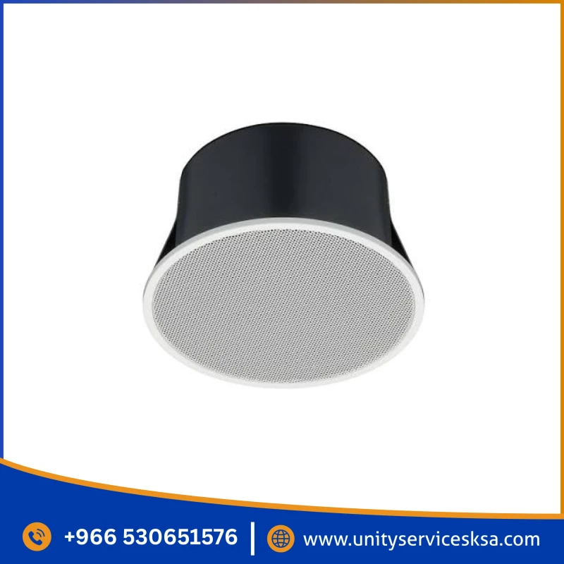 TOA PC-1860F 6W Ceiling Speaker with Integrated Fire Dome – 100V Line BGM & Paging Speaker