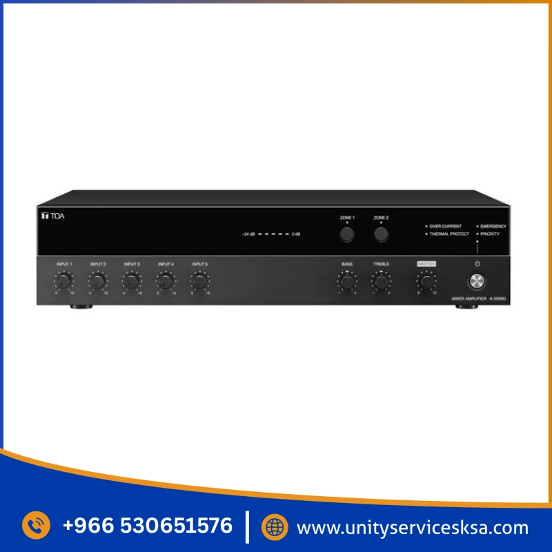 TOA P-3548D 480 Watt Digital Amplifier - Commercial Audio