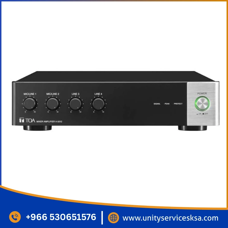 TOA A-5012 Half-Rack Amplifier w/ DSP for Commercial Use