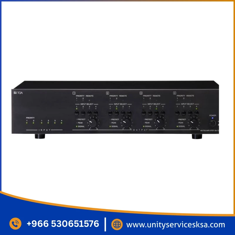 TOA MA-725F 4-Channel Amplifier for BGM & Paging