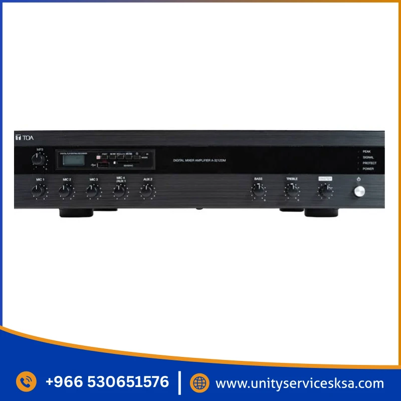 TOA A-3248DM 480W Digital Mixer Amplifier with MP3 & Bluetooth