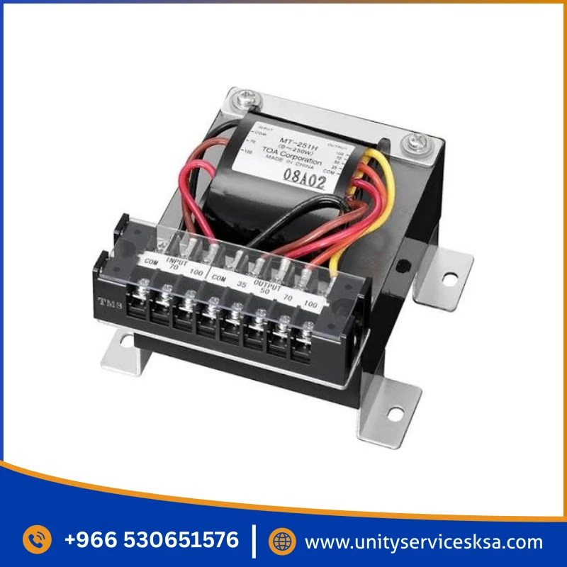 TOA MT-251H 250W Matching Transformer – Low-to-High Impedance Converter for 100V Line Systems