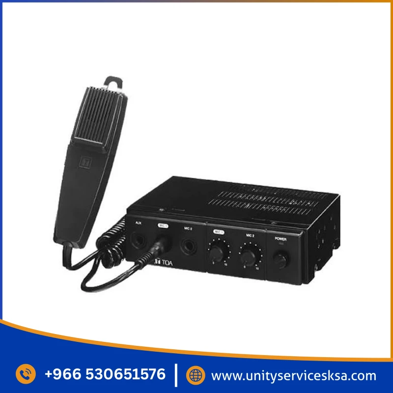 TOA CA-160 Car Amplifier – 60W (120W Max) 12V DC High-Power Mobile PA Amp for Large Vehicles