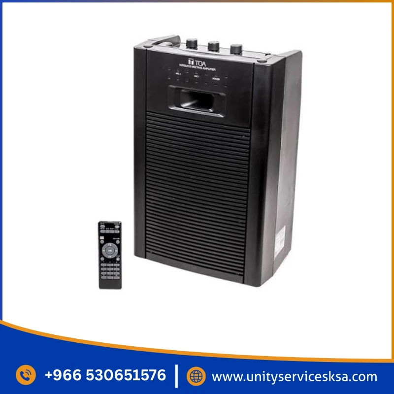 TOA WA-1830M 30W Portable PA – Dual Wireless Receiver Slots – Digital Tuner with USB/SD Recording & Playback