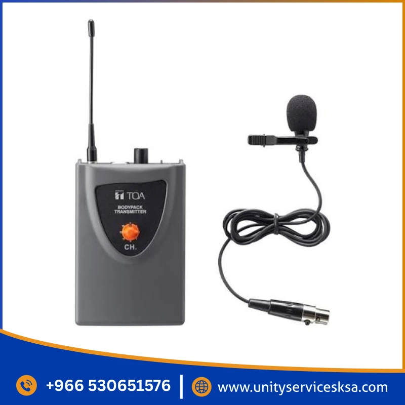 Toa WS-Z100L UHF Wireless Set (Lavalier Set) – High-Performance Wireless Mic & Receiver Set