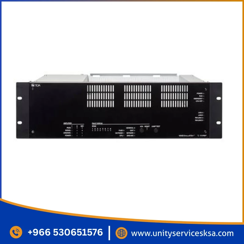 TOA VX-3008F Voice Evacuation Frame – 8-Zone SS System Controller – EN54-16 Certified PA/VA Solution