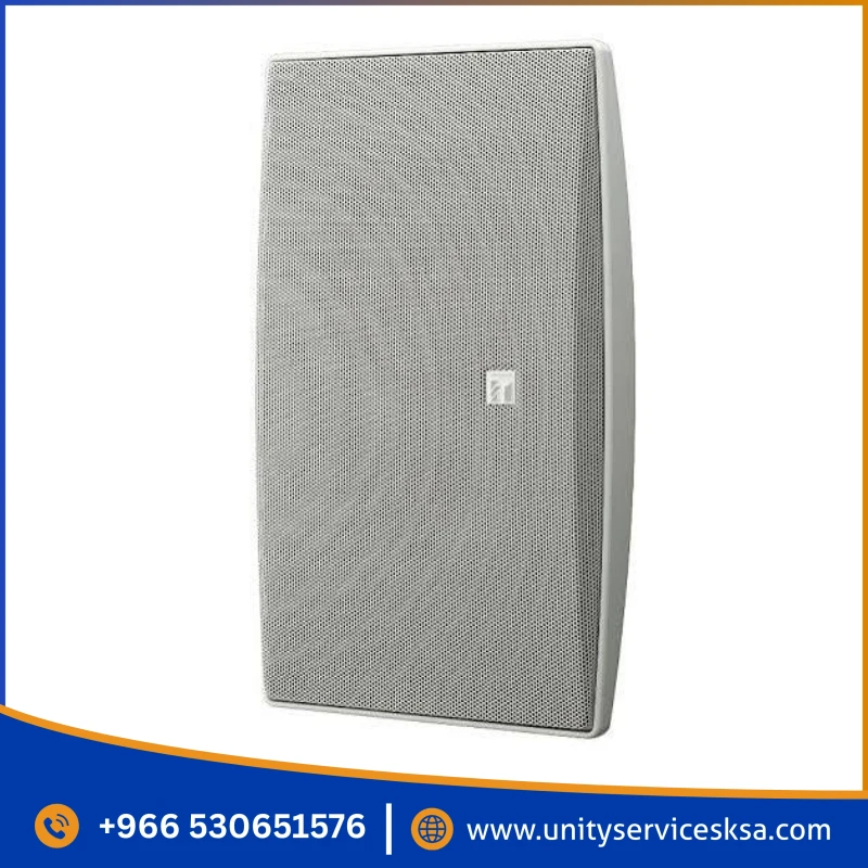 TOA BS-634 6W Wall Mount Speaker – Slim-Profile 100V Line PA Speaker for Corridors