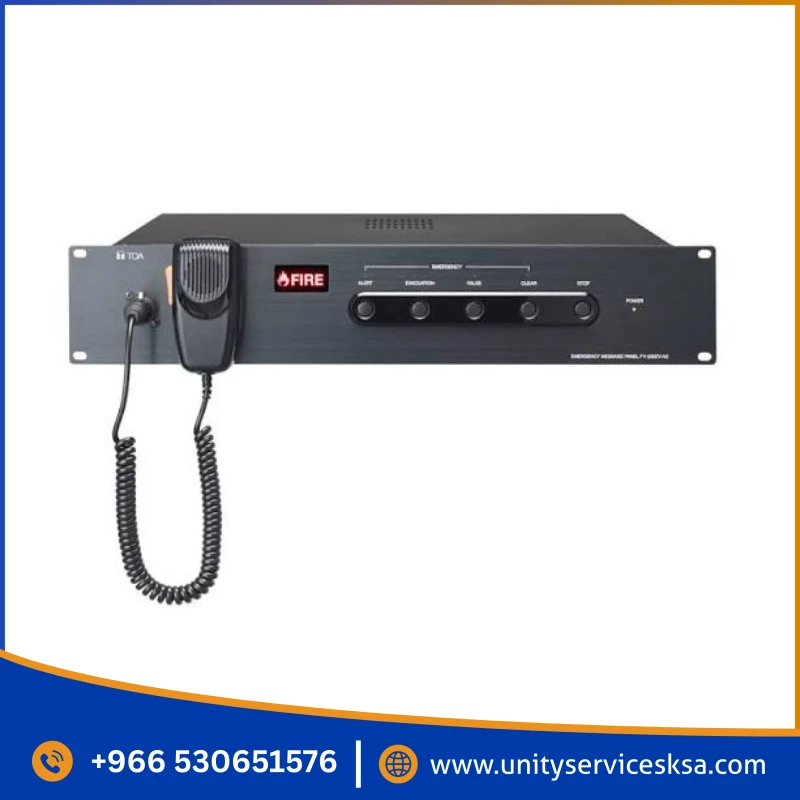TOA FV-200EV Emergency Message Panel – Automated Voice Evacuation Controller