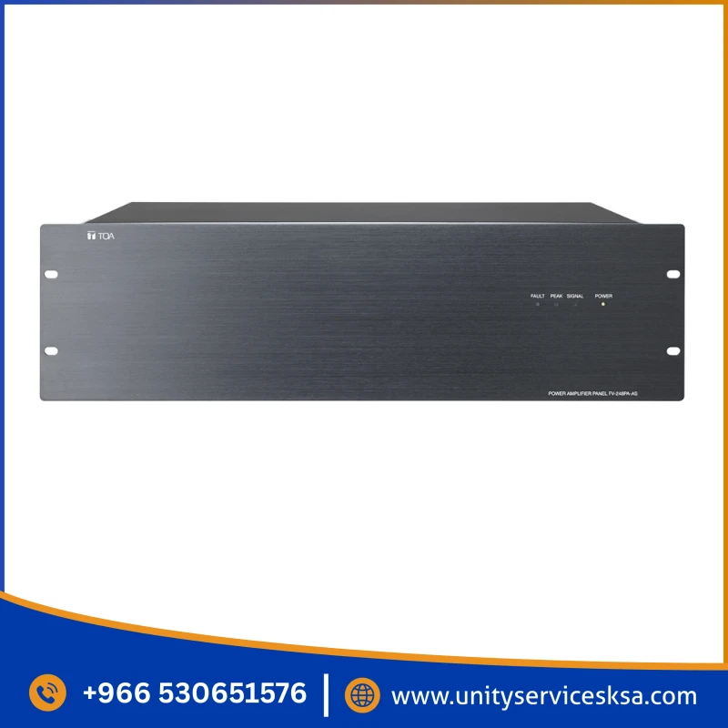 TOA FV-248PA 480W Power Amplifier – 100V Line High-Output Amp