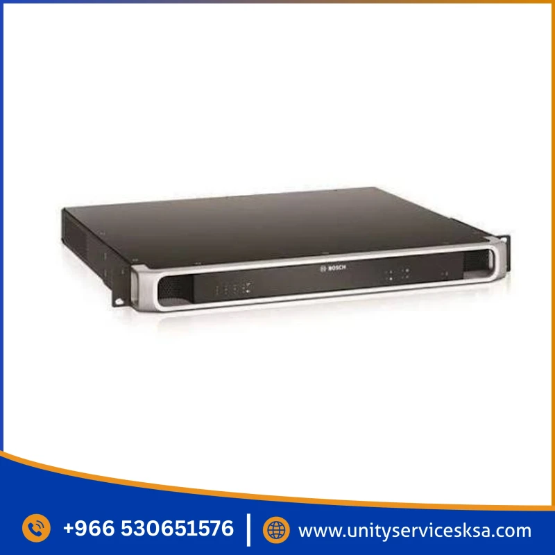 Bosch PRA-AD604 600W IP Amplifier - Flexible 4-Channel Power Allocation