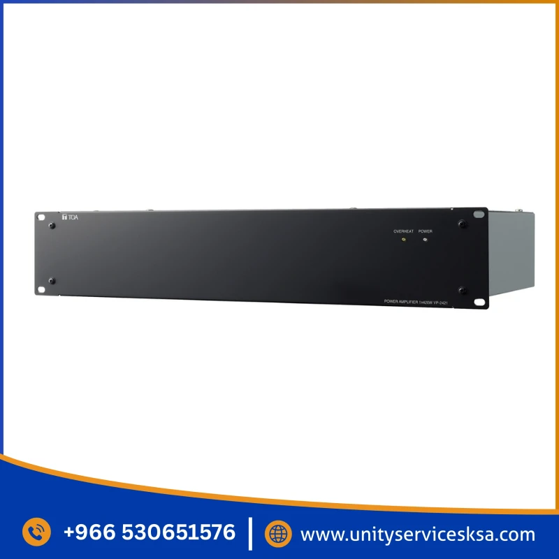 TOA VP-2064 4-Channel Power Amplifier – 60W x 4 High-Impedance Amp